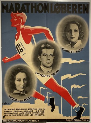 Lot 240 - SPORTS FILMS - A group of film posters to...