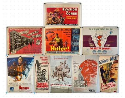 Lot 327 - A battle of war film posters comprising:...