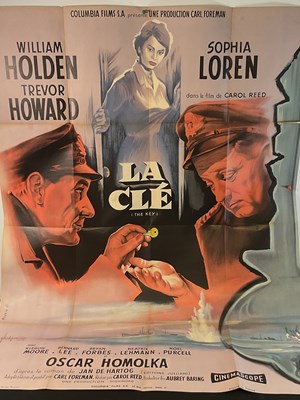 Lot 101 - A small group of war film posters comprising:...