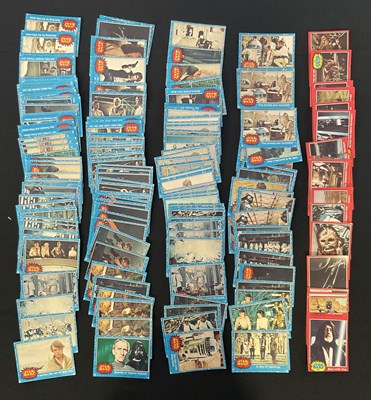 Lot 486 - A collection of 1977 STAR WARS Topps trading...