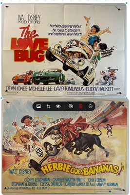 Lot 218 - A pair of WALT DISNEY posters both featuring...