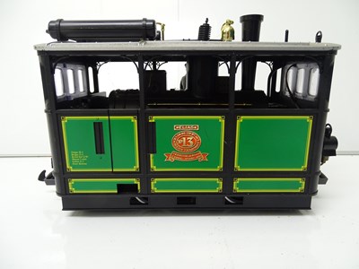 Lot 673 - G SCALE MODEL RAILWAYS: An LGB steam tram...