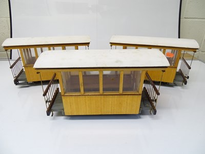 Lot 674 - G SCALE MODEL RAILWAYS: A group of three...