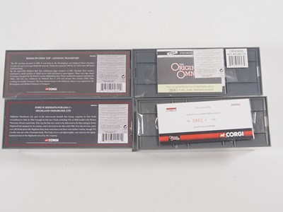 Lot 3 - A group of 1:76 21 CORGI OOC buses in various...