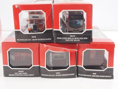 Lot 9 - A group of 1:76 scale 16 CORGI OOC buses to...