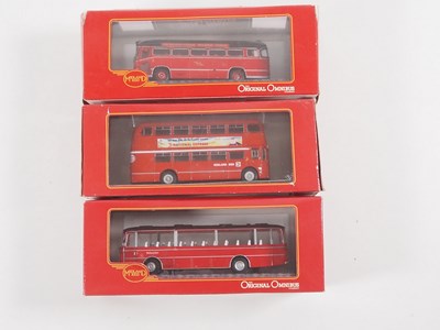 Lot 9 - A group of 1:76 scale 16 CORGI OOC buses to...