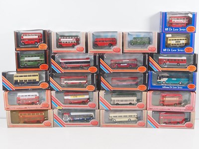 Lot 15 - A large group of 1:76 scale EFE buses - mostly...