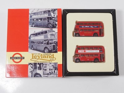 Lot 18 - A group of 1:76 scale four LONDON TRANSPORT...