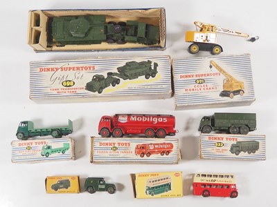 Lot 29 - A group of eight boxed DINKY diecast vehicles...