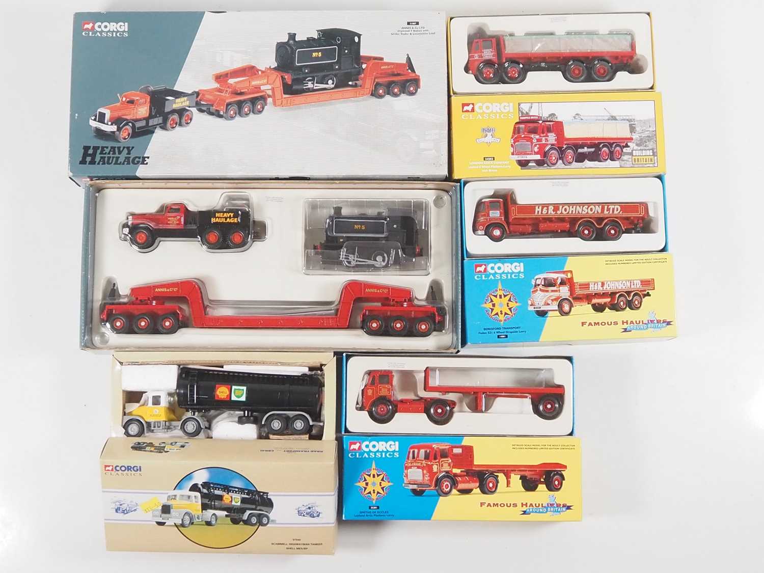 Lot 31 A group of CORGI CLASSICS lorries and tankers