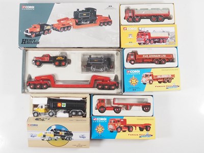 Lot 31 - A group of CORGI CLASSICS lorries and tankers...