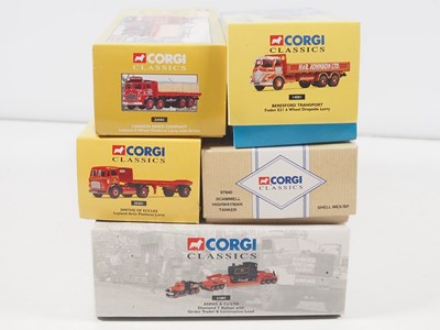 Lot 31 - A group of CORGI CLASSICS lorries and tankers...