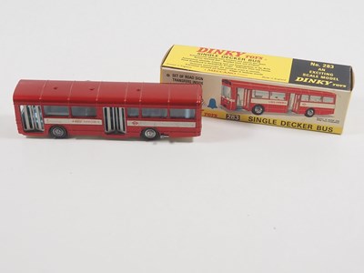 Lot 32 - A pair of boxed diecast buses comprising a...