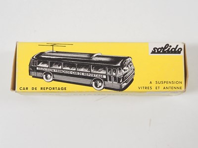 Lot 34 - A SOLIDO 52 diecast trolley-bus in maroon with...