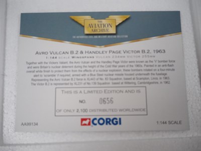 Lot 37 - A pair of CORGI 1:144 scale Aviation Archive...