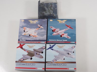 Lot 40 - A group of four 1:72 scale CORGI Aviation...