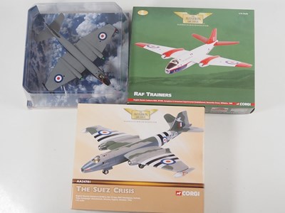 Lot 41 - A group of three 1:72 scale CORGI Aviation...