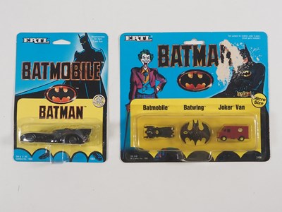 Lot 42 - An ERTL Batman diecast Batmobile together with...