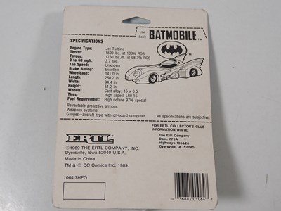 Lot 42 - An ERTL Batman diecast Batmobile together with...