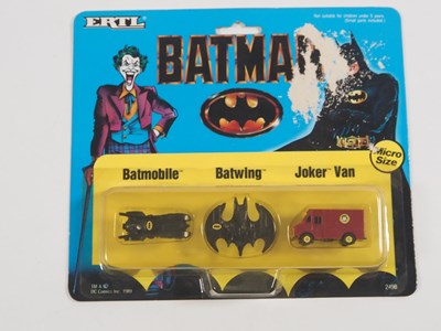 Lot 42 - An ERTL Batman diecast Batmobile together with...