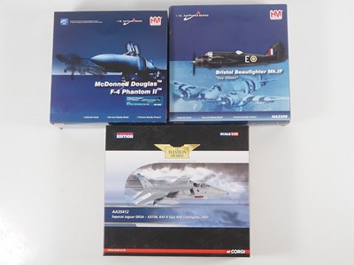 Lot 56 - A group of three 1:72 scale diecast aircraft...