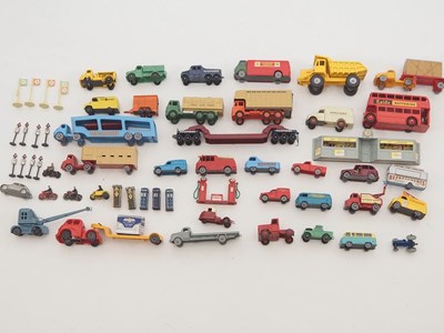 Lot 59 - A group of unboxed diecast cars, vans etc by...