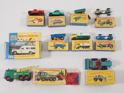 Lot 64 - A group of boxed MATCHBOX 1-75 original wheels...