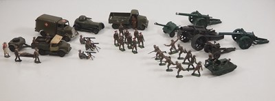 Lot 68 - A group of vintage diecast figures by BRITAINS...