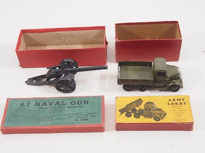 Lot 71 - A pair of vintage BRITAINS diecast military...