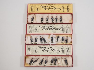 Lot 72 - A group of vintage BRITAINS diecast soldier...