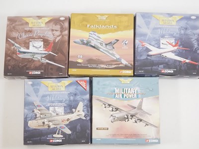 Lot 75 - A group of 1:144 scale CORGI Aviation Archive...