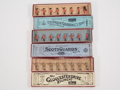 Lot 82 - A group of BRITAINS diecast soldier sets...