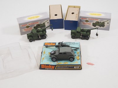 Lot 86 - A group of DINKY diecast military vehicles...