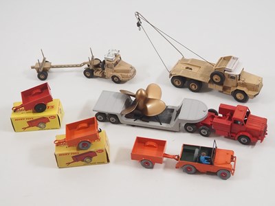 Lot 87 - A group of diecast DINKY comprising 2x FRENCH...