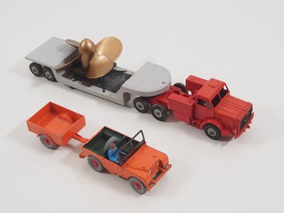 Lot 87 - A group of diecast DINKY comprising 2x FRENCH...