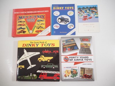 Lot 95 - A selection of reference books about DINKY...