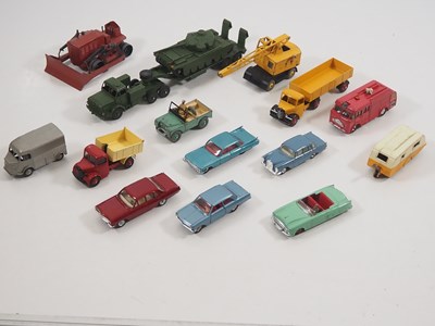 Lot 109 - A group of unboxed DINKY and FRENCH DINKY...