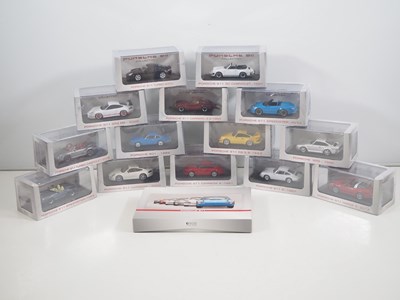 Lot 112 - A group of ATLAS EDITIONS diecast cars from...