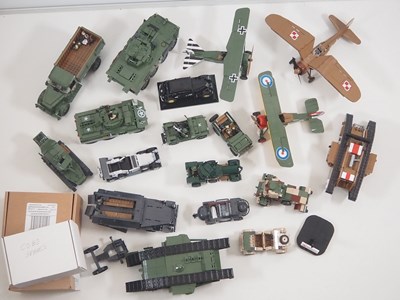 Lot 160 - A very large group of built COBI building...