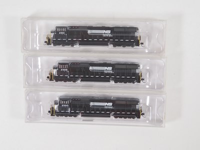 Lot 173 - An ATHEARN triple pack of American Outline N...