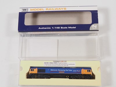 Lot 193 - A DAPOL N gauge Class 66 diesel locomotive in...