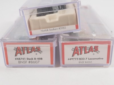 Lot 209 - A group of ATLAS American Outline N gauge...