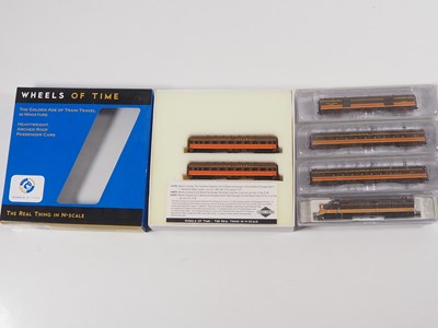 Lot 216 - A group of American Outline N gauge rolling...