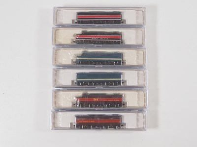 Lot 234 - A group of LIFE-LIKE American Outline N gauge...