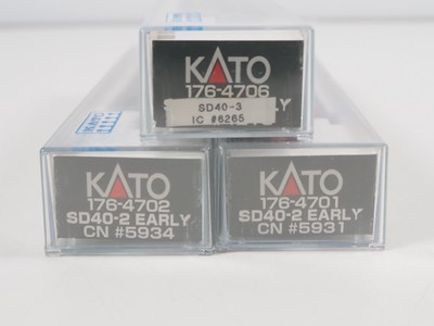 Lot 235 - A group of KATO Canadian Outline N gauge...