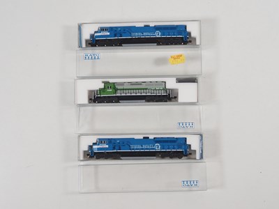 Lot 236 - A group of KATO American Outline N gauge...