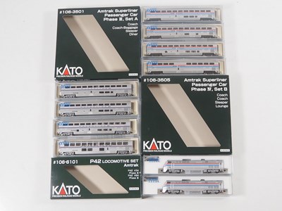 Lot 241 - A group of KATO American Outline N gauge...