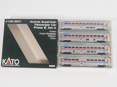 Lot 241 - A group of KATO American Outline N gauge...