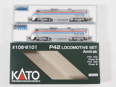Lot 241 - A group of KATO American Outline N gauge...