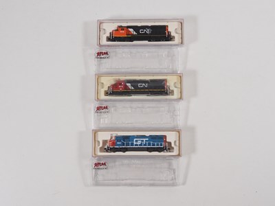 Lot 243 - A group of ATLAS Canadian Outline N gauge...